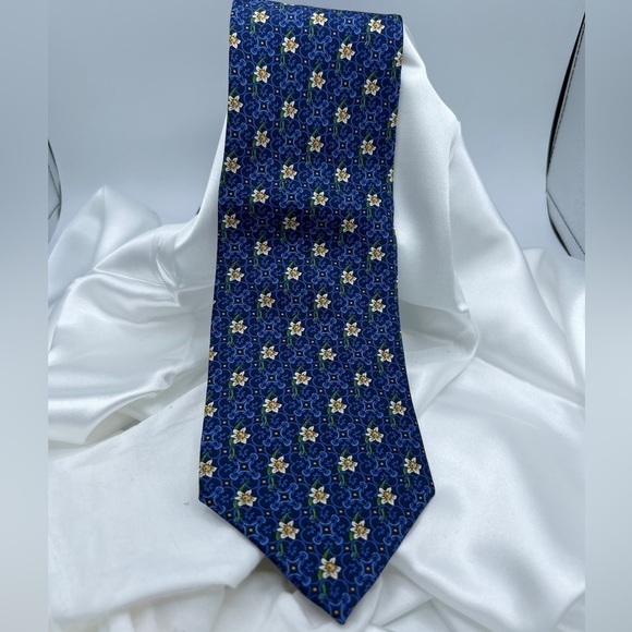YVES SAINT LAURENT Mens Silk Tie EUC - Picture 1 of 3